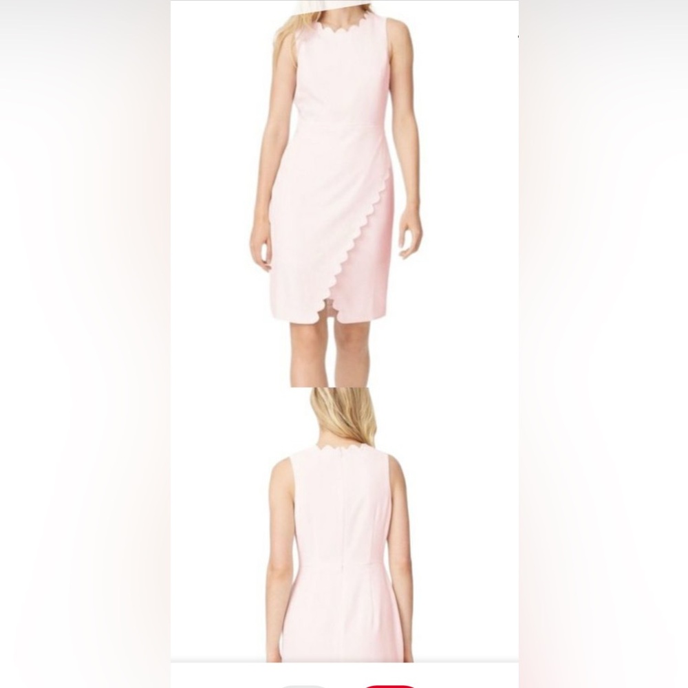 Club Monaco Scallop Pink Dress - Size 0